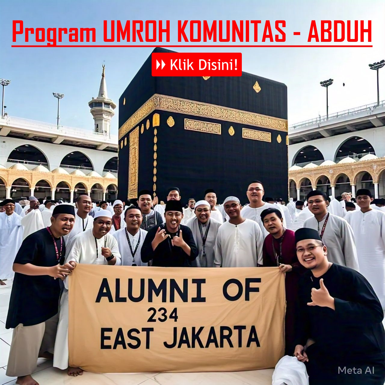 Program UMROH KOMUNITAS bersama BAITULLAH Warrior